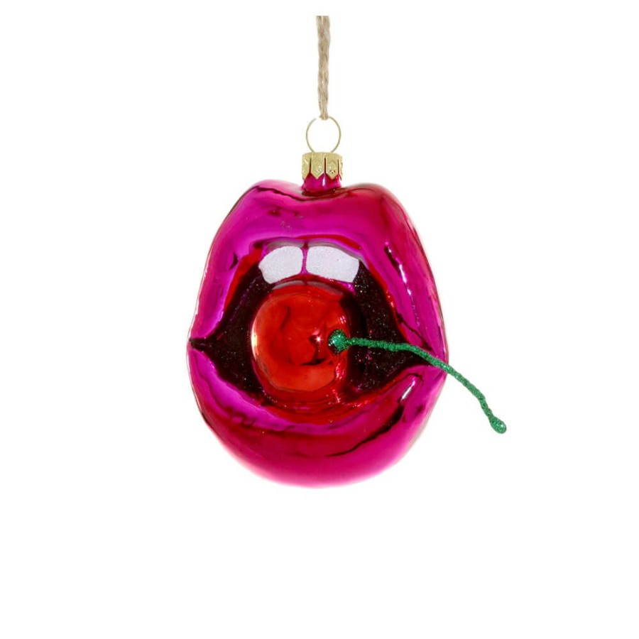 Christmas * | Cody Foster & Co. Cherry Lips Ornament 4