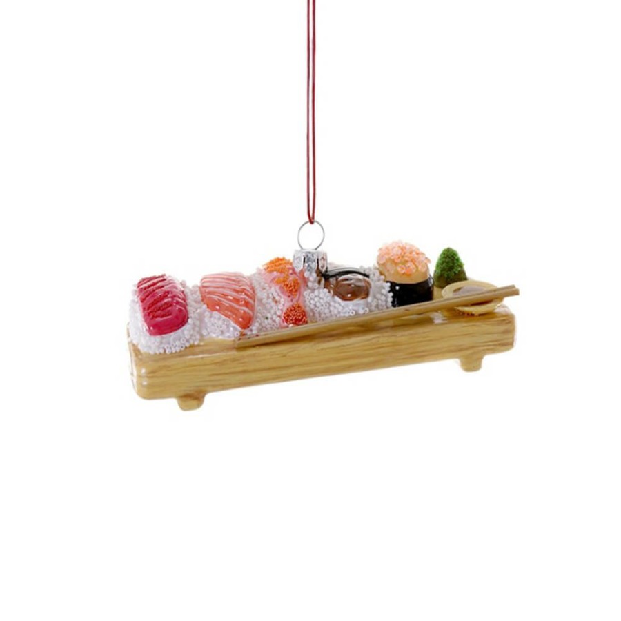 Christmas * | Cody Foster & Co. Christmas Deluxe Sushi Board Ornament 4.5