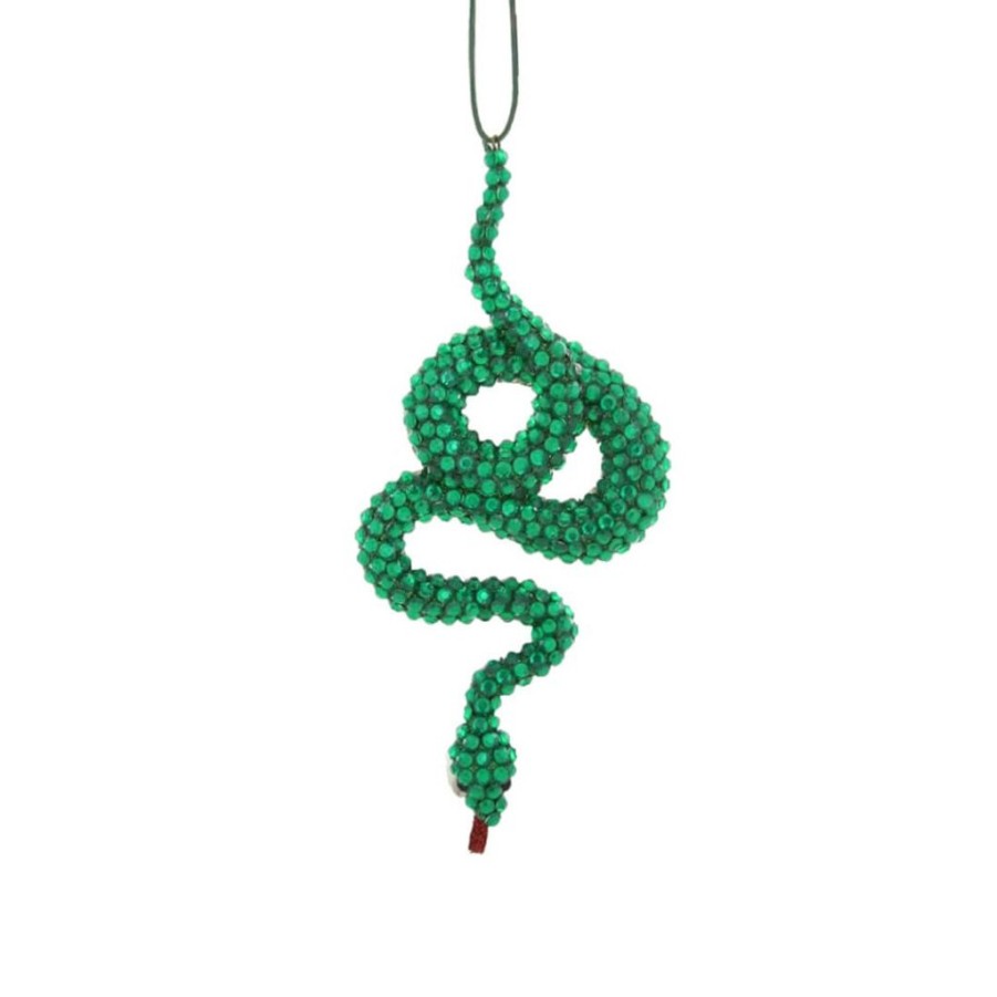 Christmas * | Cody Foster & Co. Jeweled Snake Ornament 5.5