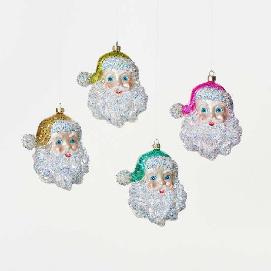 Christmas * | One Hundred 80 Degrees Christmas Cheerful Santa Ornament 5.5