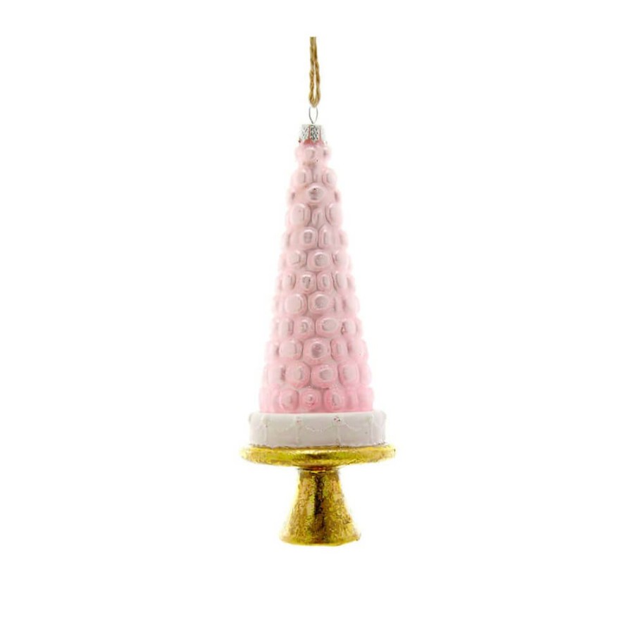 Christmas * | Cody Foster & Co. Pink Macaron Tower Ornament 5.25 Christmas