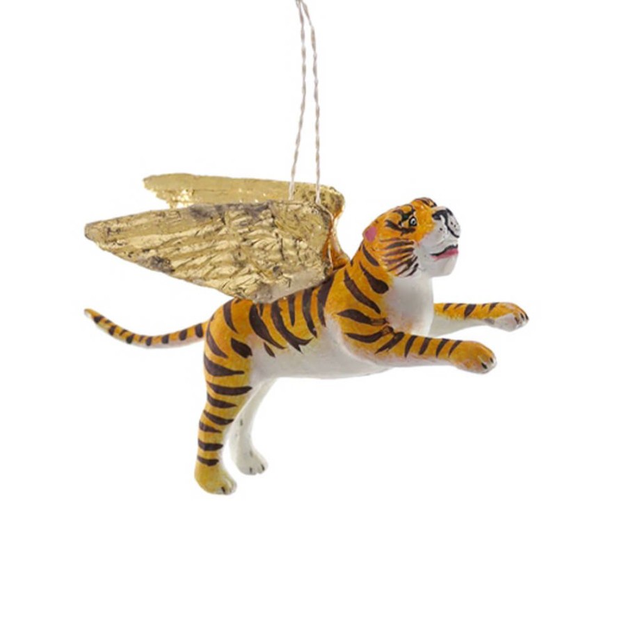 Christmas * | Cody Foster & Co. Christmas Winged Tiger Ornament 5