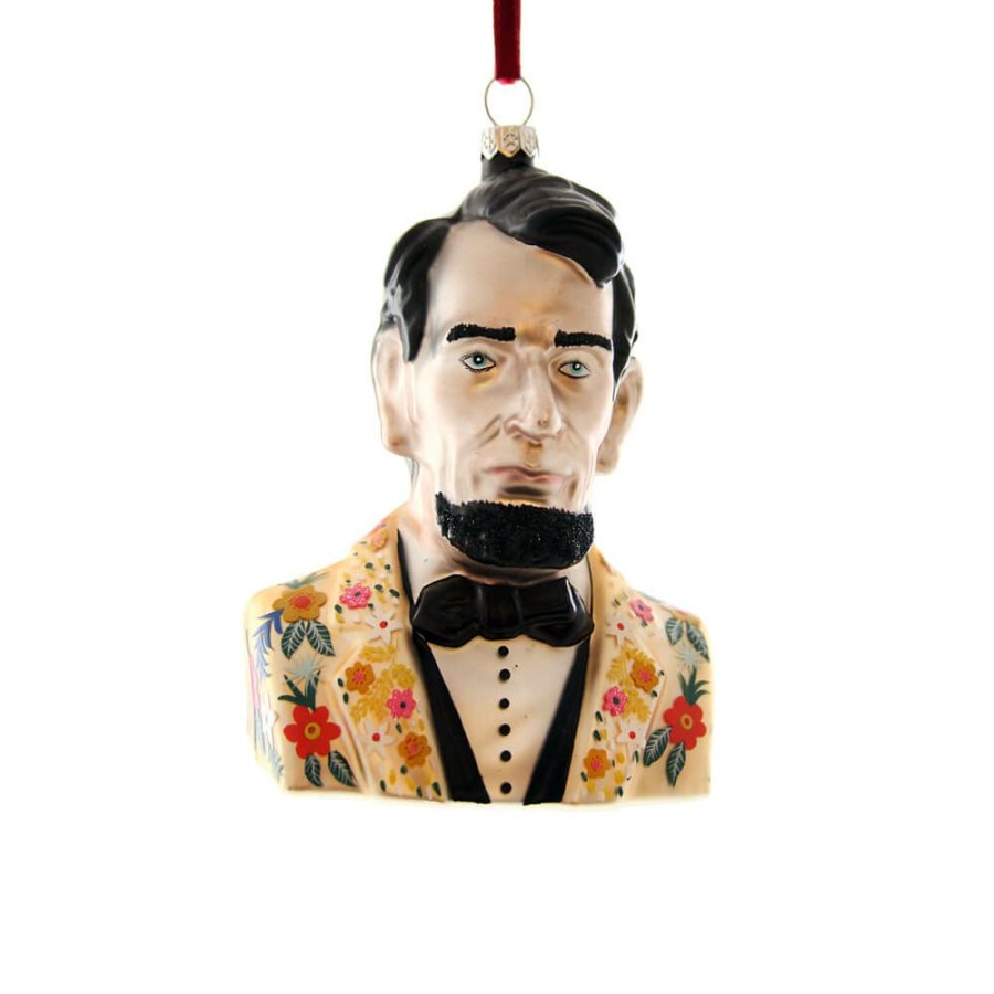 Christmas * | Cody Foster & Co. Hipster Abraham Lincoln Ornament 4.75