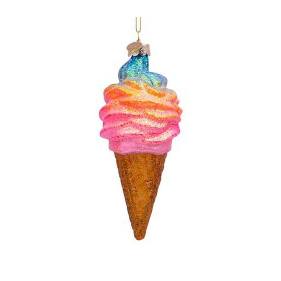 Christmas * | Vondels Rainbow Ice Cream Ornament Christmas