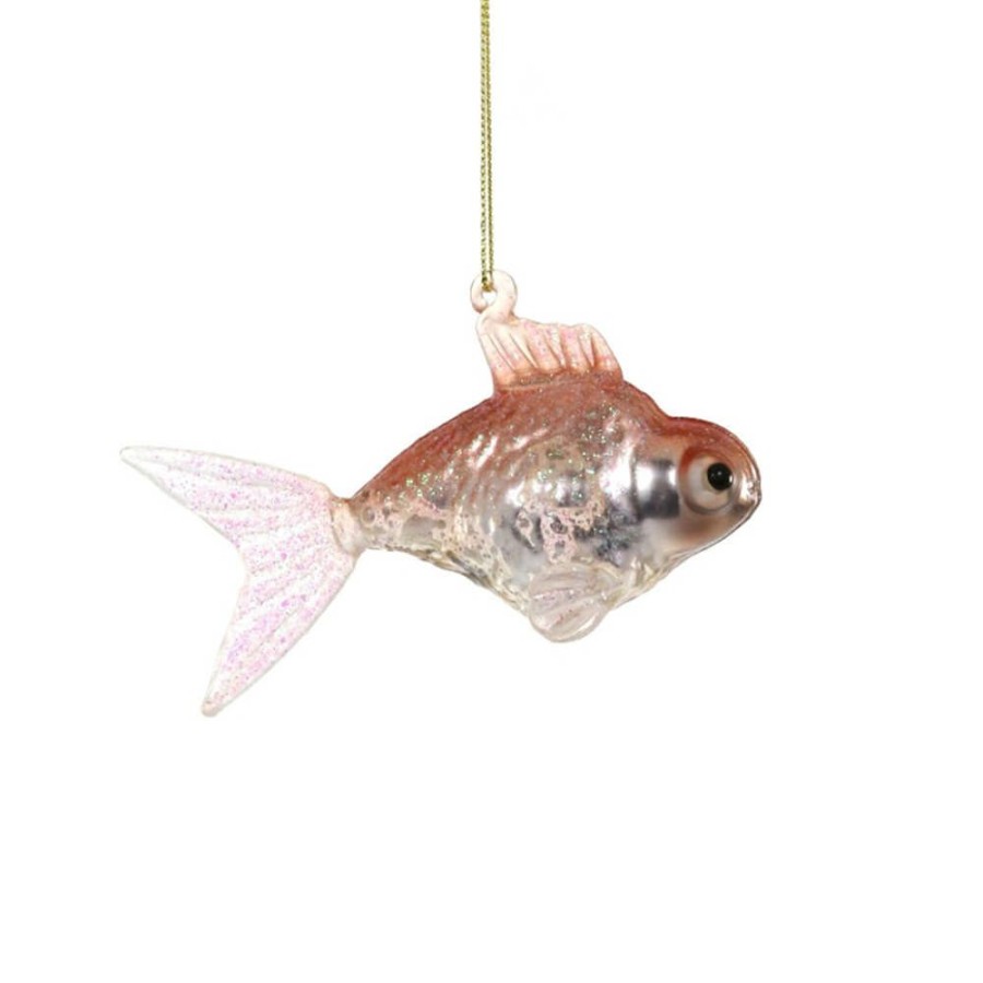 Christmas * | Cody Foster & Co. Fanciful Goldfish Ornament 4.75